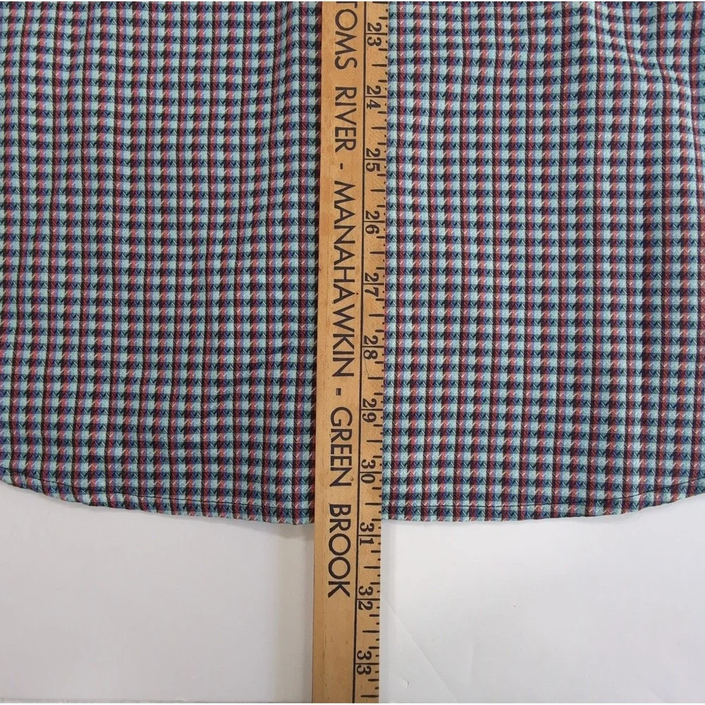 Robert Graham Long Sleeve Flip Cuff Shirt Mens L Classic Fit Check Floral